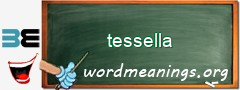 WordMeaning blackboard for tessella